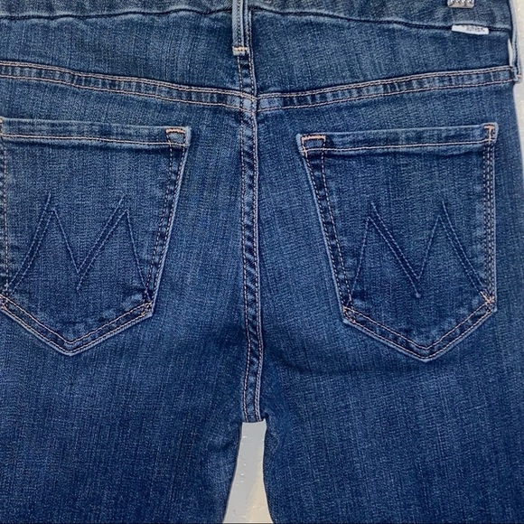 MOTHER Looker Ankle Fray Girl Crush Wash Jeans - Picture 9 of 15